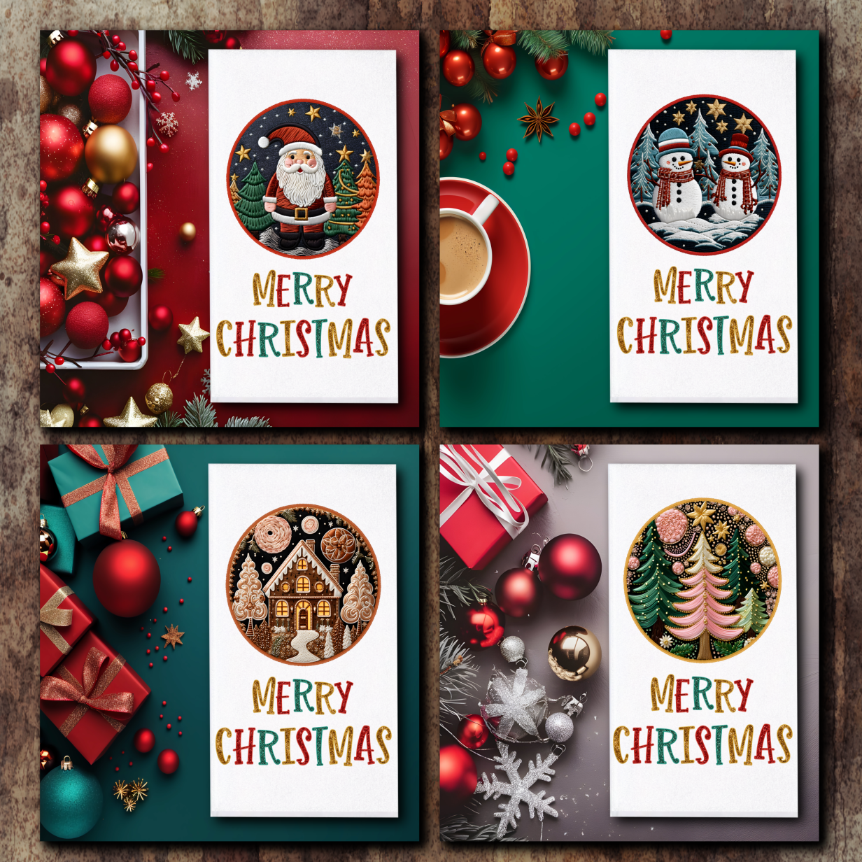 Merry Christmas Towels/Towel Set - Sublimation