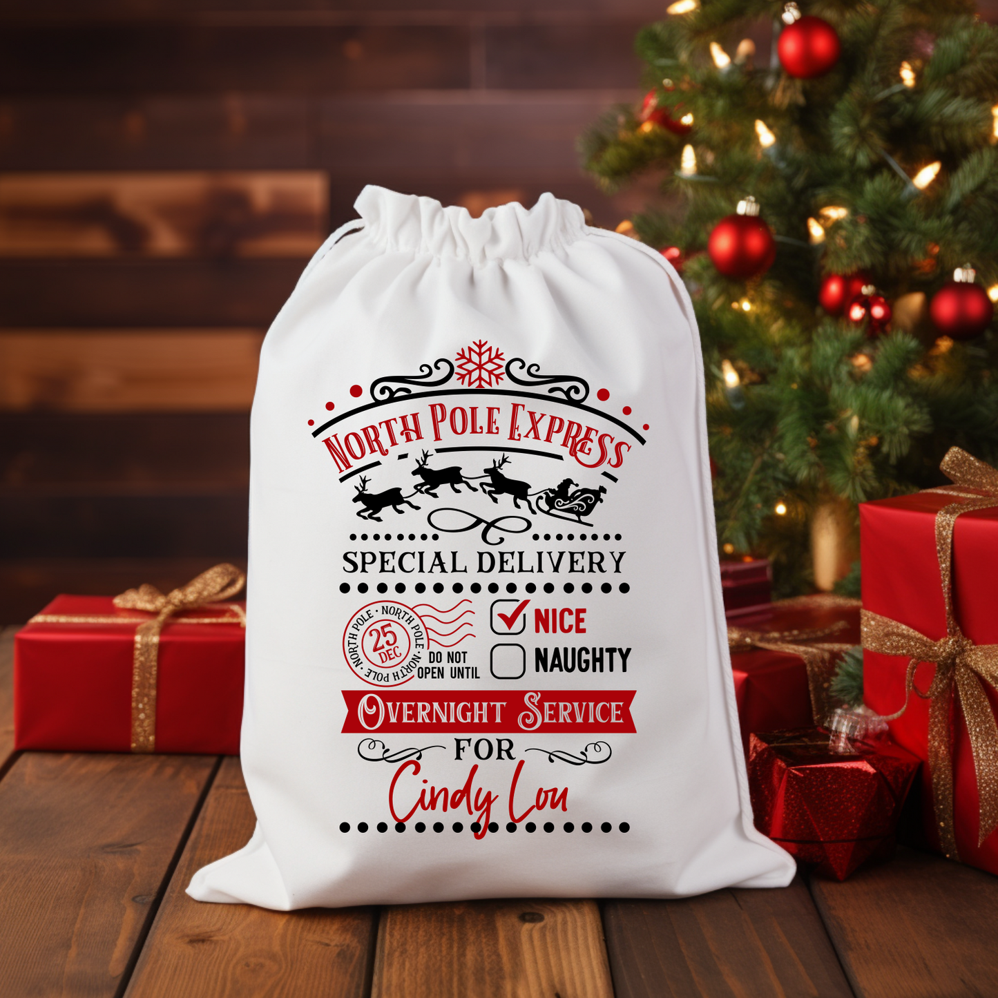 Personalized Santa Sack