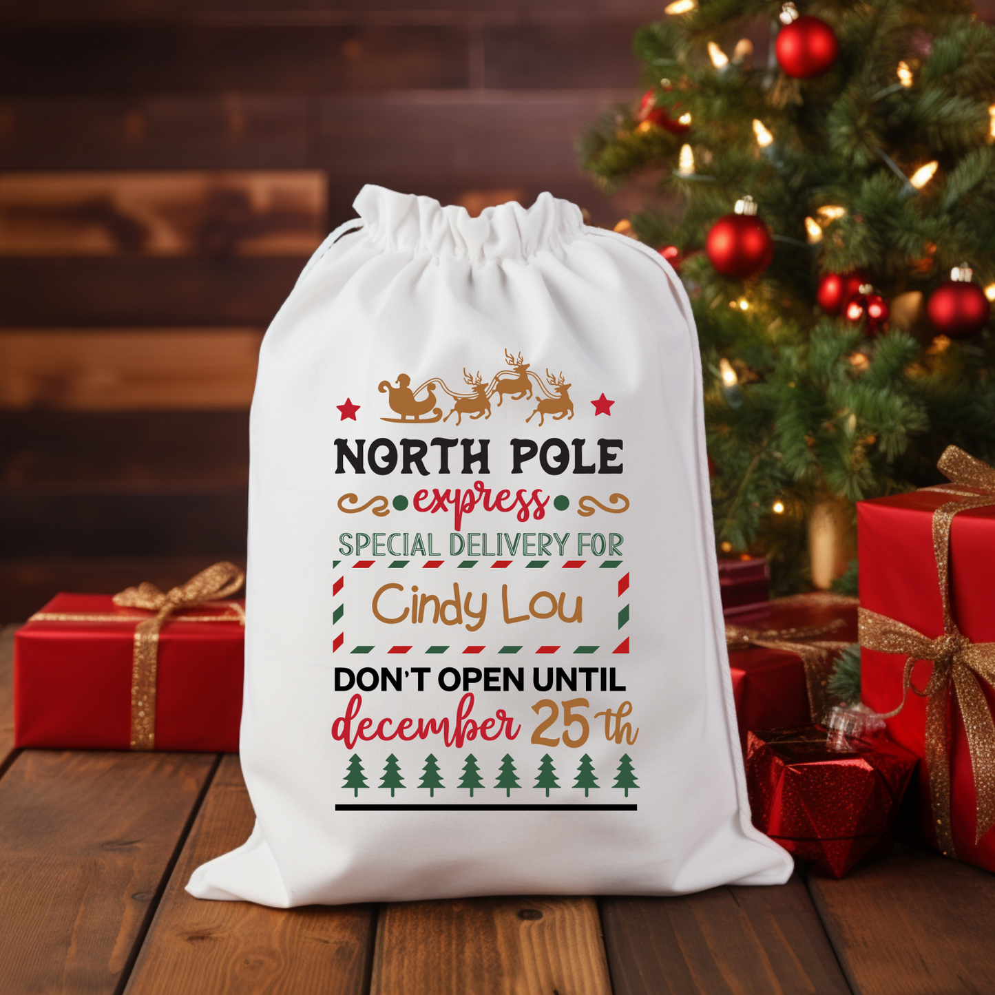 Personalized Santa Sack