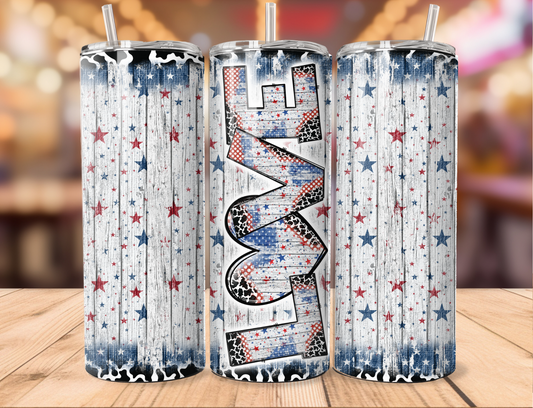 Patriotic Love Vertical Tumbler