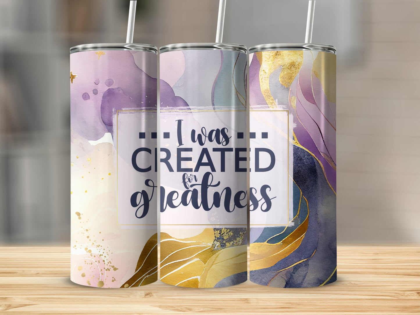 I Was Created For Greatness Tumbler