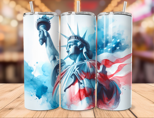 Red White Blue Liberty Tumbler