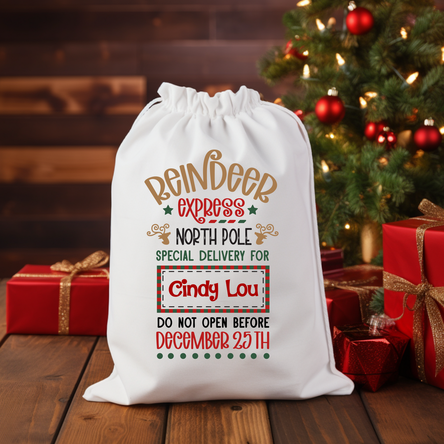 Personalized Santa Sack