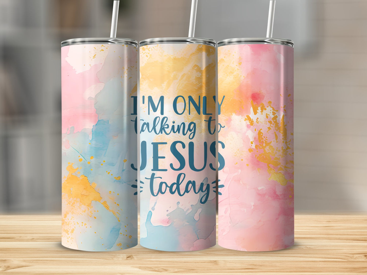 I'm Only Talking To Jesus Today Tumbler