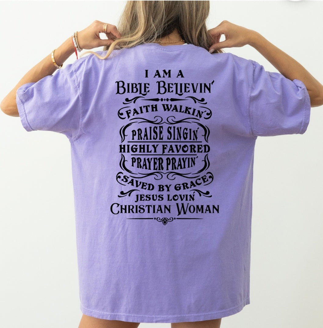 Christian Woman Shirt - Screenprinted