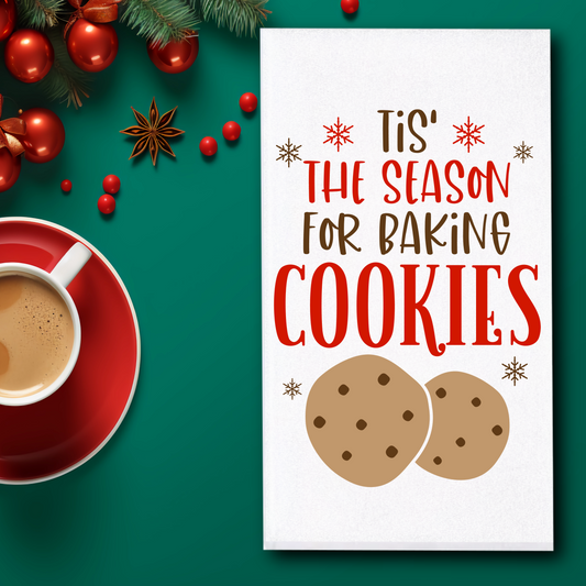 Season For Baking Cookies Towel - Sublimation