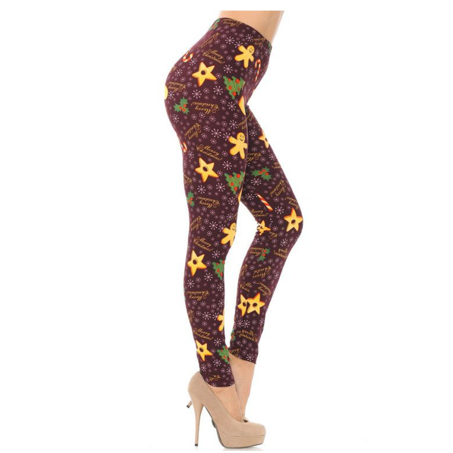 Buttery Smooth Merry Christmas Treats and Cookies Leggings