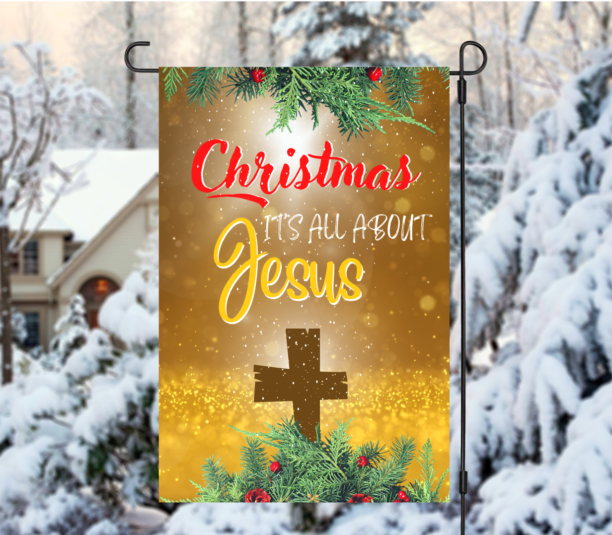 Christmas Garden Flags - Sublimation