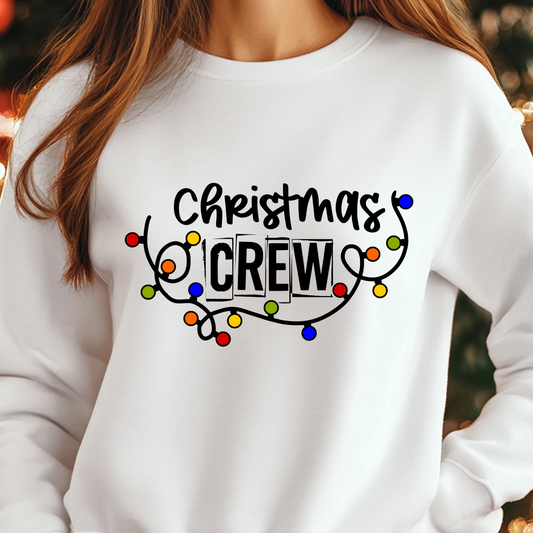 Christmas Crew Lights Shirt CH10 - Screenprinted