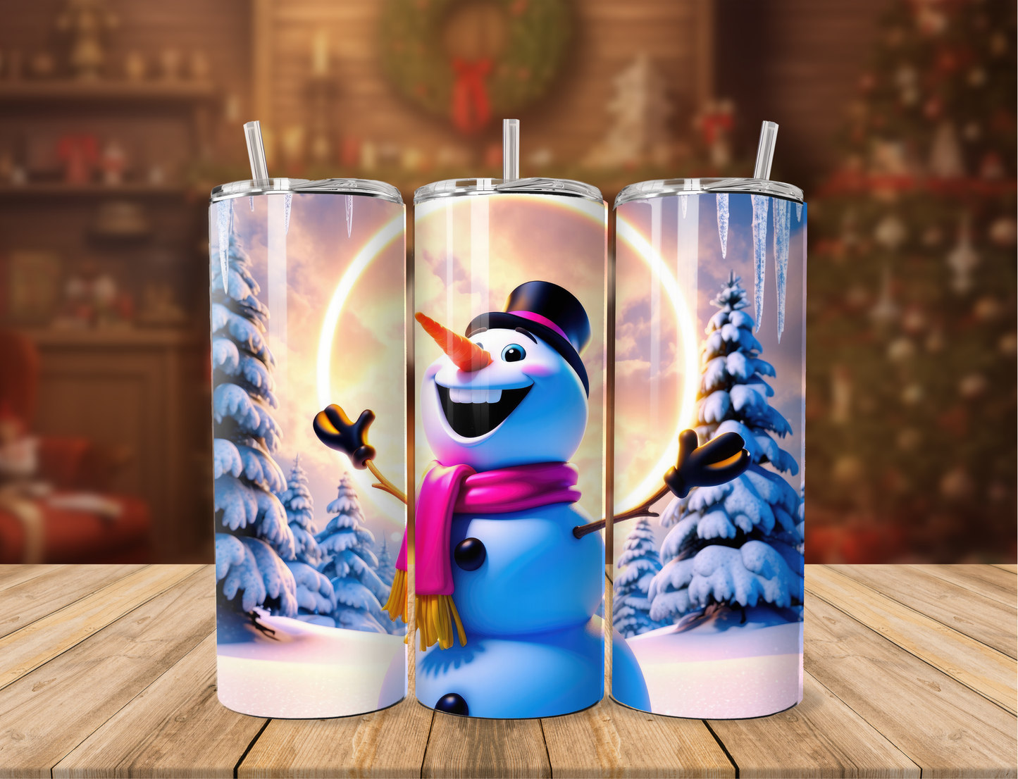 Christmas Snowman Tumbler