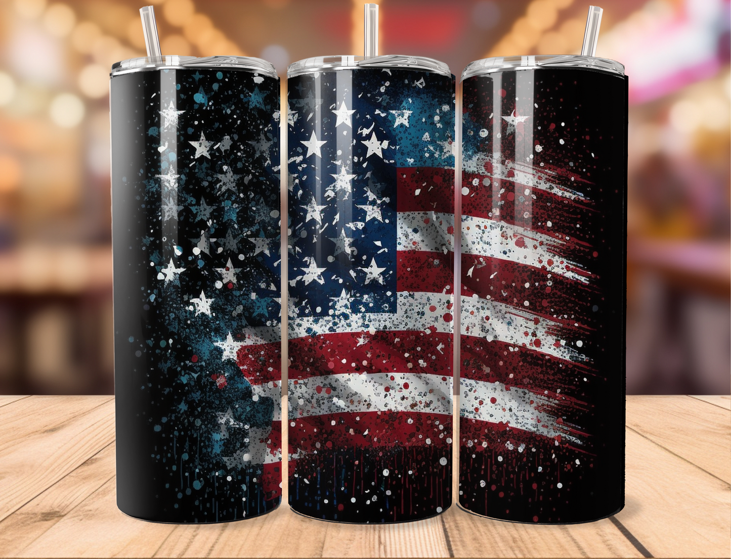 Confetti Flag Tumbler