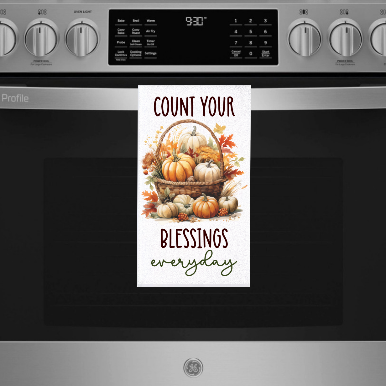 Count Your Blessings Towel - Sublimation