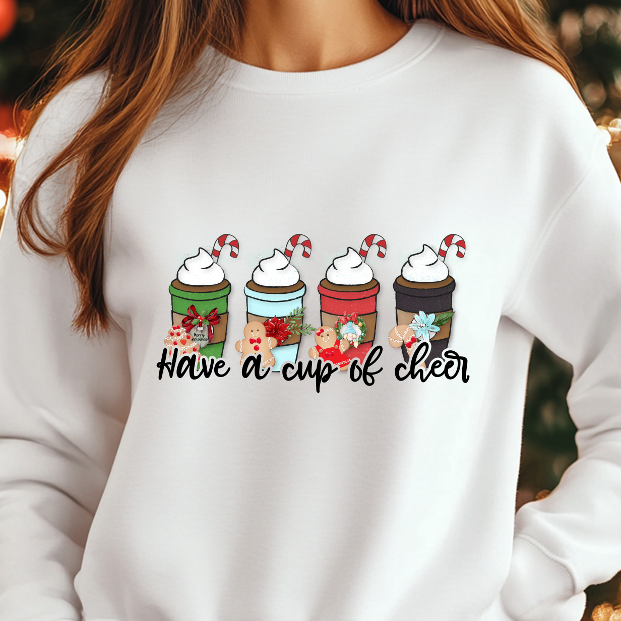 Cup Of Cheer Shirt CH27 - Screenprinted