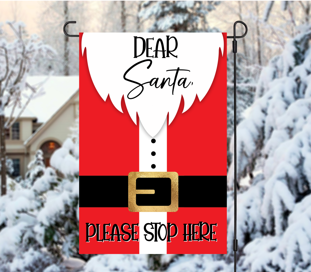 Christmas Garden Flags - Sublimation