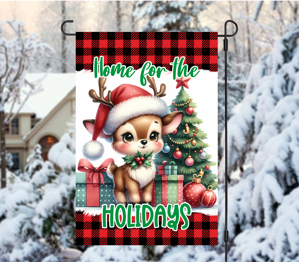 Christmas Garden Flags - Sublimation