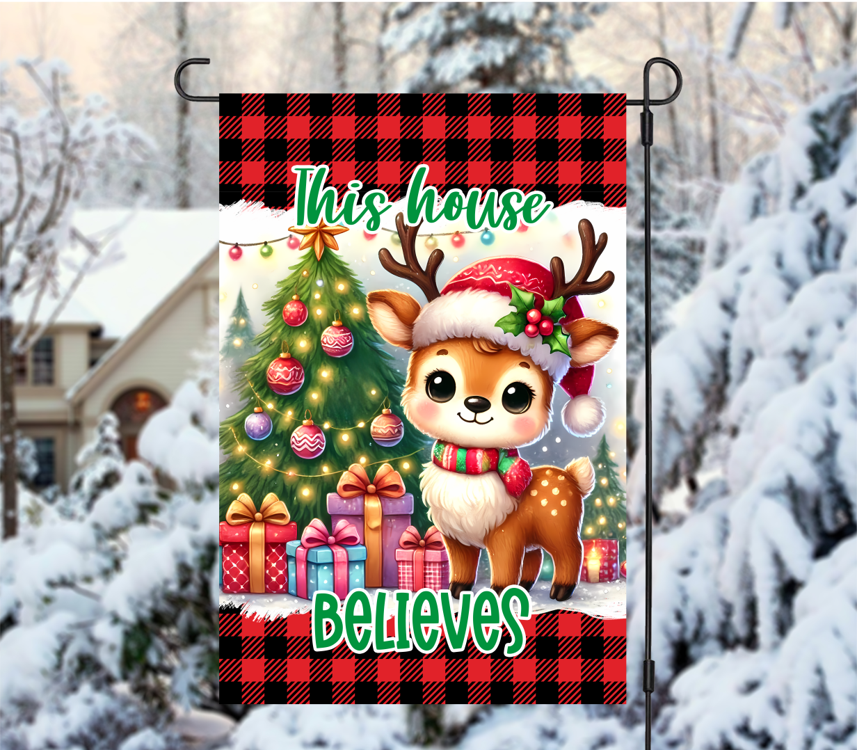 Christmas Garden Flags - Sublimation