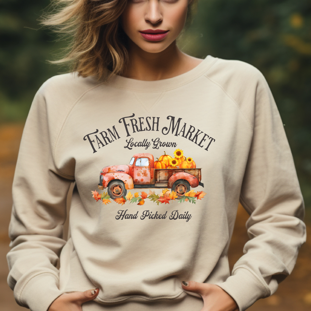 Farm Fresh Vintage Truck Shirt - Screenprinted