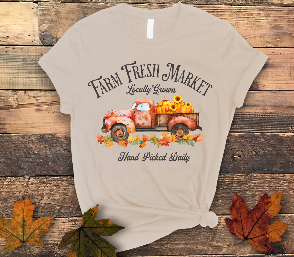 Farm Fresh Vintage Truck Shirt - Screenprinted