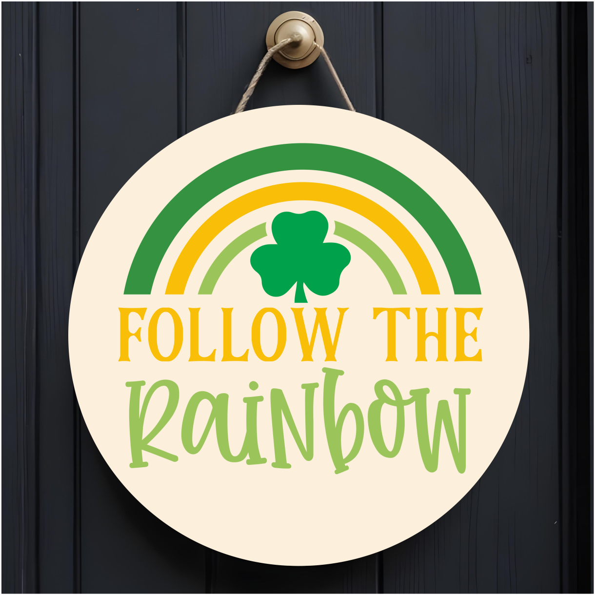 10" St Patrick's Day Door Hangers - Sublimated