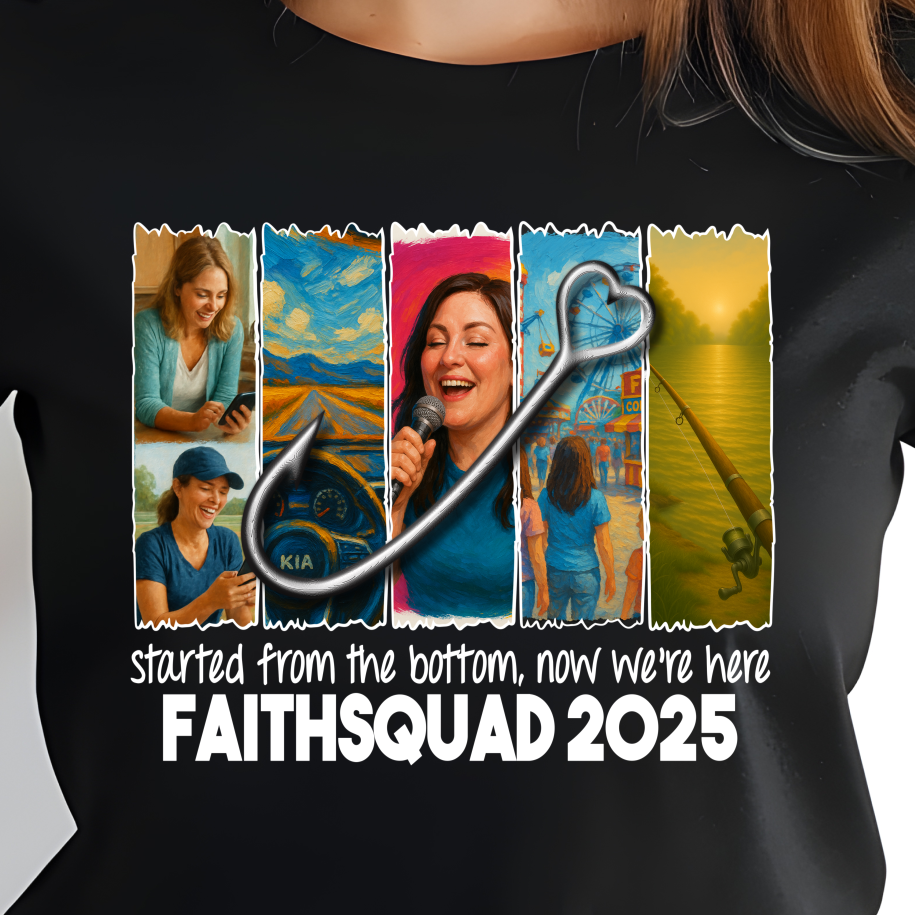 FaithSquad Started From The Bottom 2025  Shirt - Screenprinted