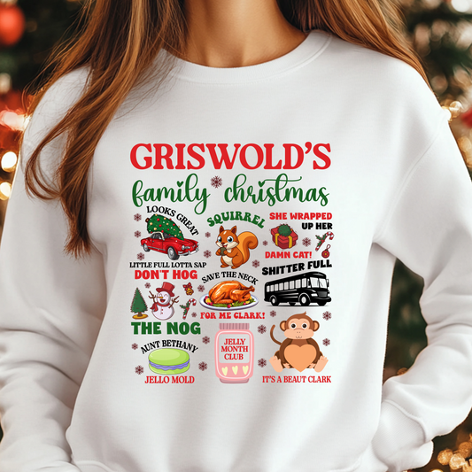 Griswald's Family Christmas Shirt CH55 - Screenprinted