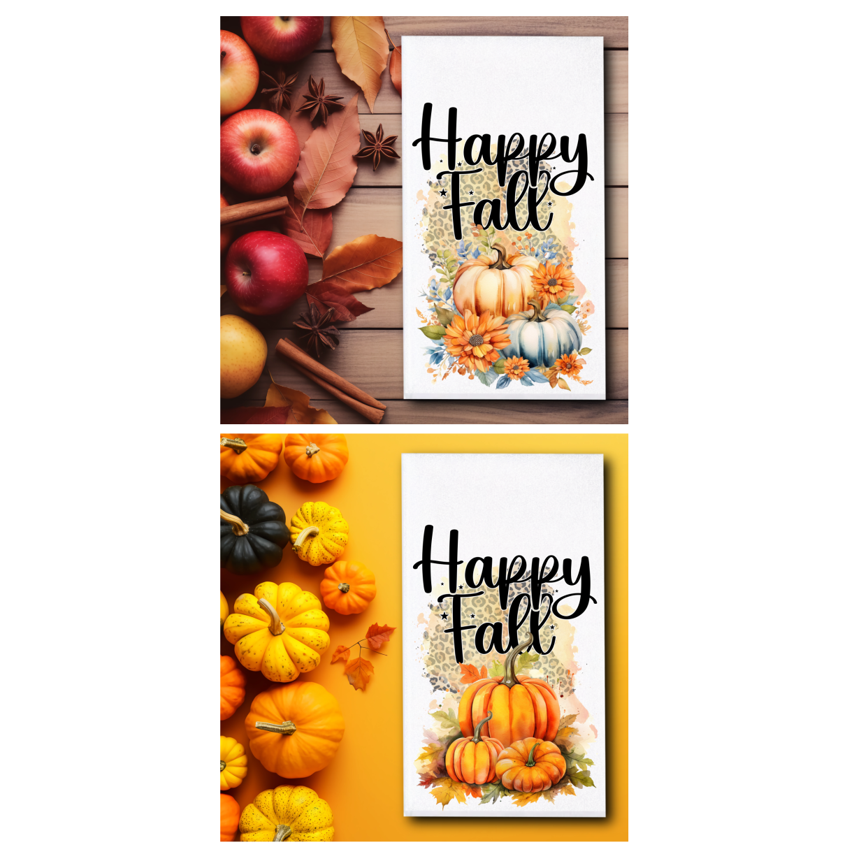 Happy Fall Towels - Sublimation