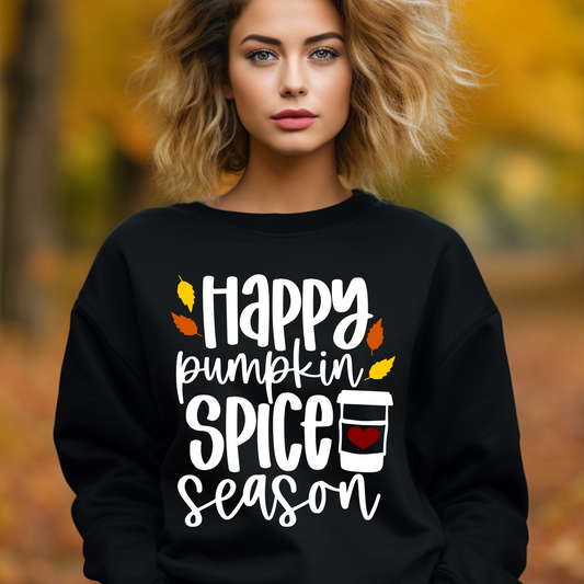 Happy Pumpkin Spice Season Shirt - Screenprinted