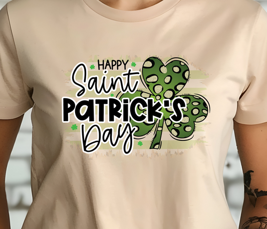 Happy St Patrick's Day Shirt - Screenprinted