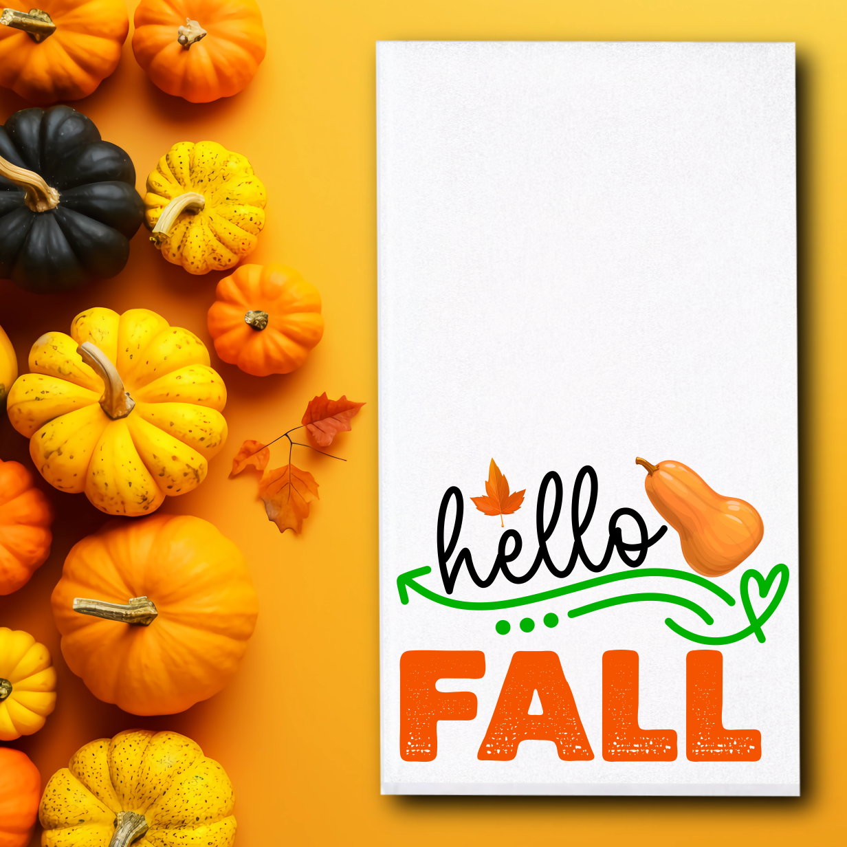 Hello Fall 2 Towel - Sublimation