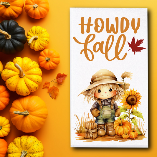 Howdy Fall Towel - Sublimation