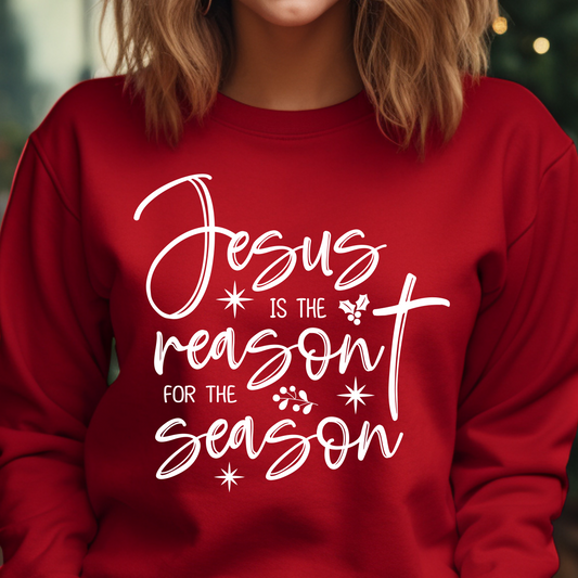 Jesus Reason Season White Shirt CH76 - Screenprinted