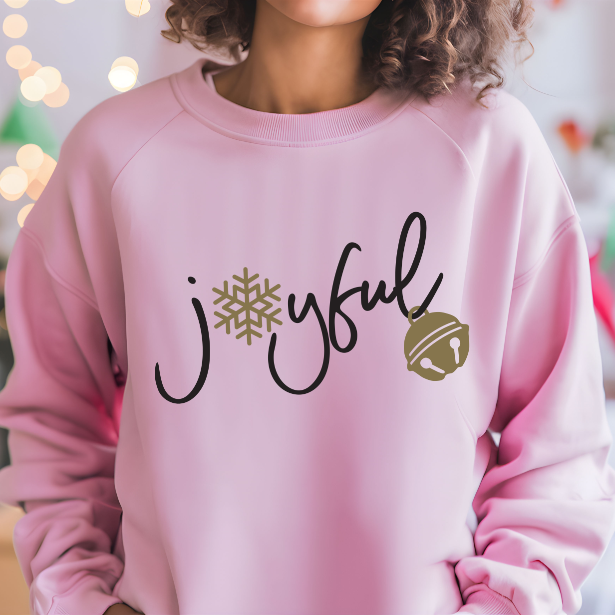 Joyful Black Gold Shirt CH79 - Screenprinted