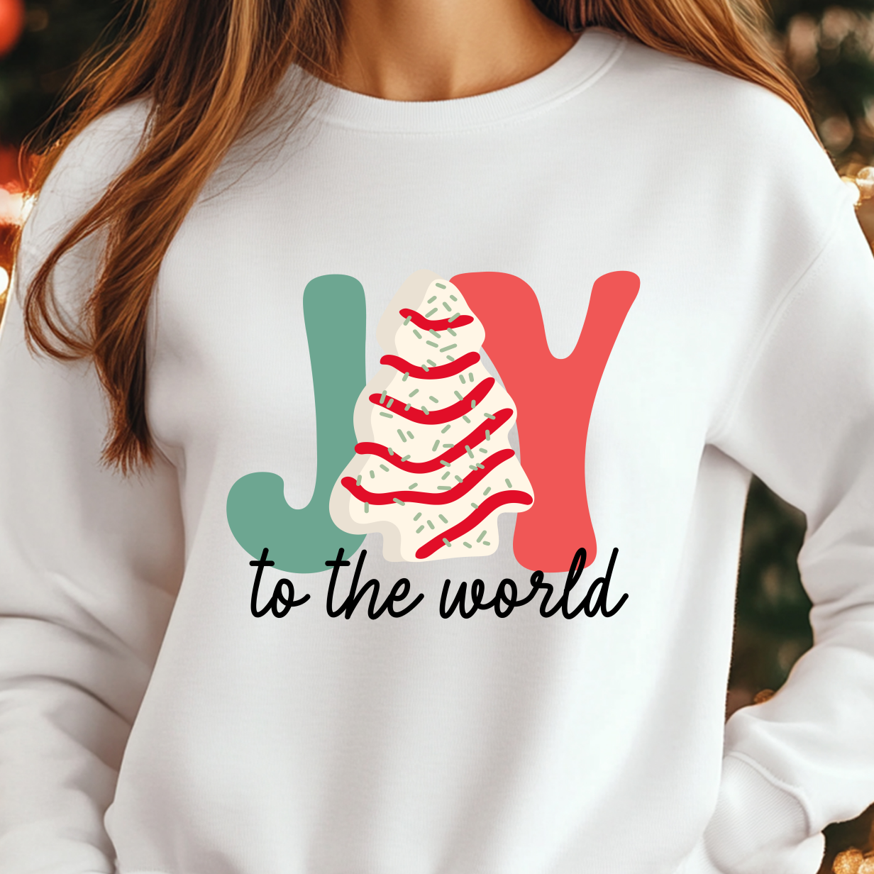 Joy To The World Snack Cake Shirt CH78 - Screenprinted