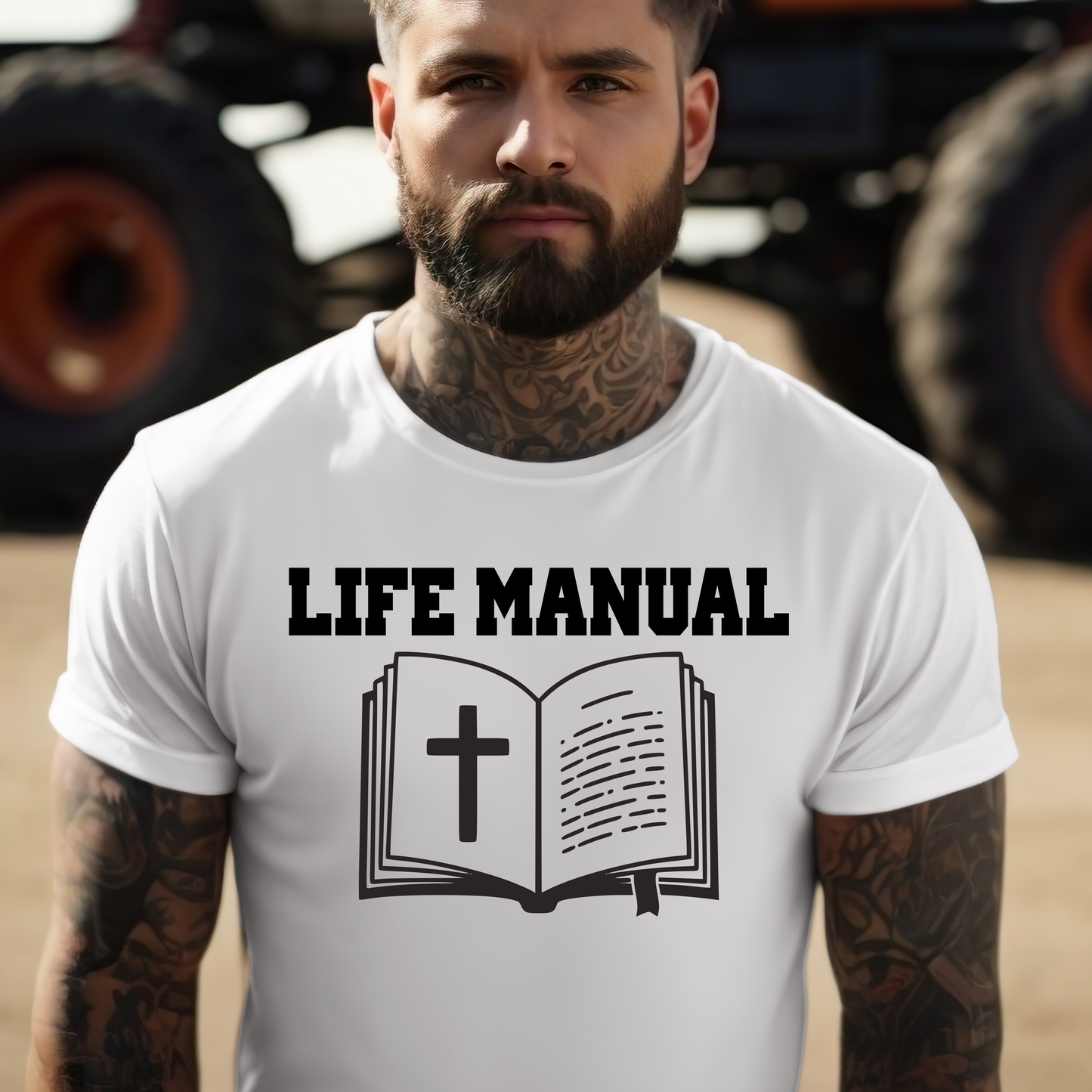 Life Manual Shirt - Screenprinted