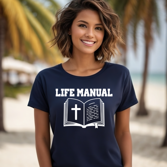 Life Manual Shirt - Screenprinted