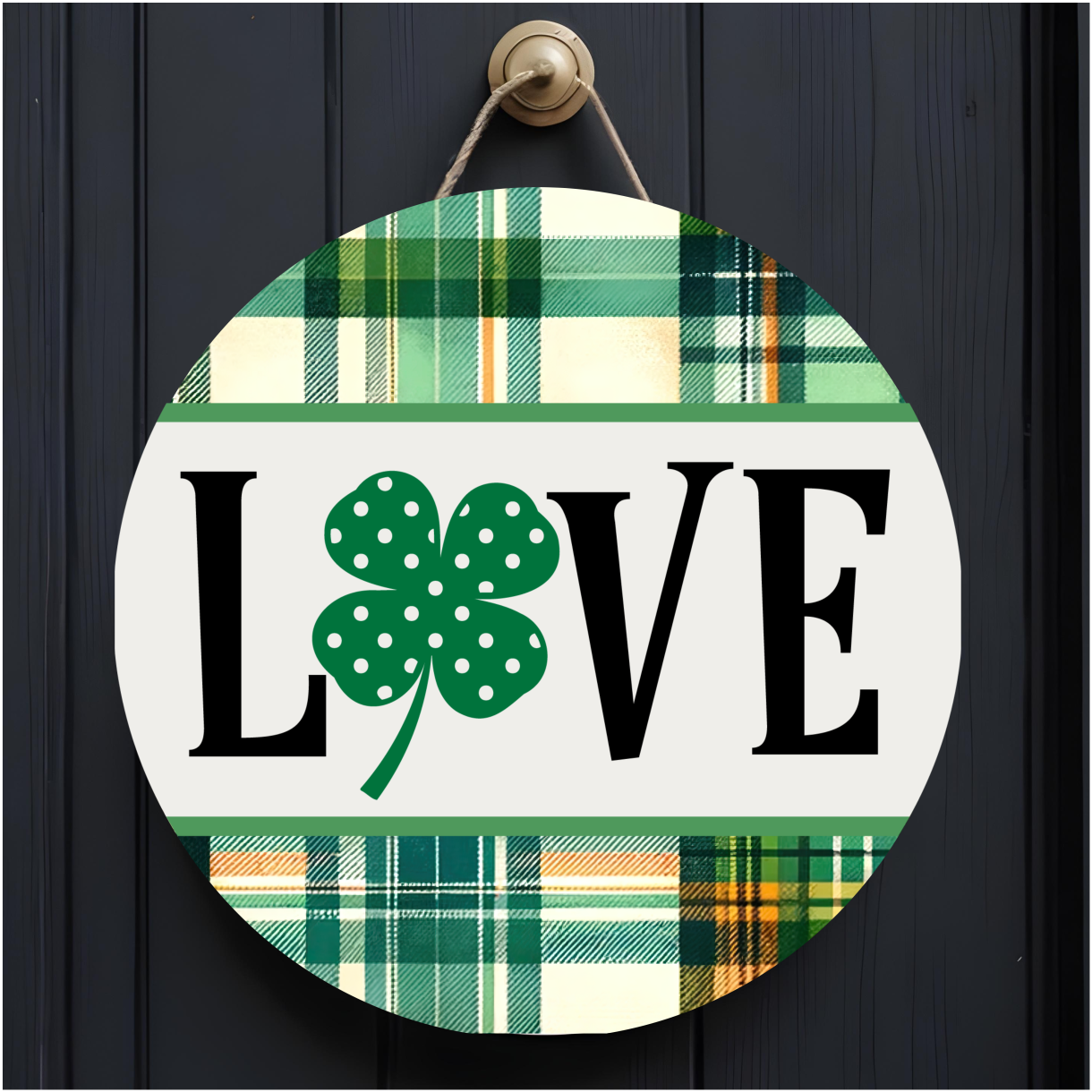 10" St Patrick's Day Door Hangers - Sublimated