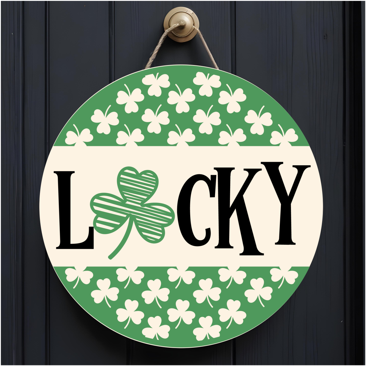 10" St Patrick's Day Door Hangers - Sublimated