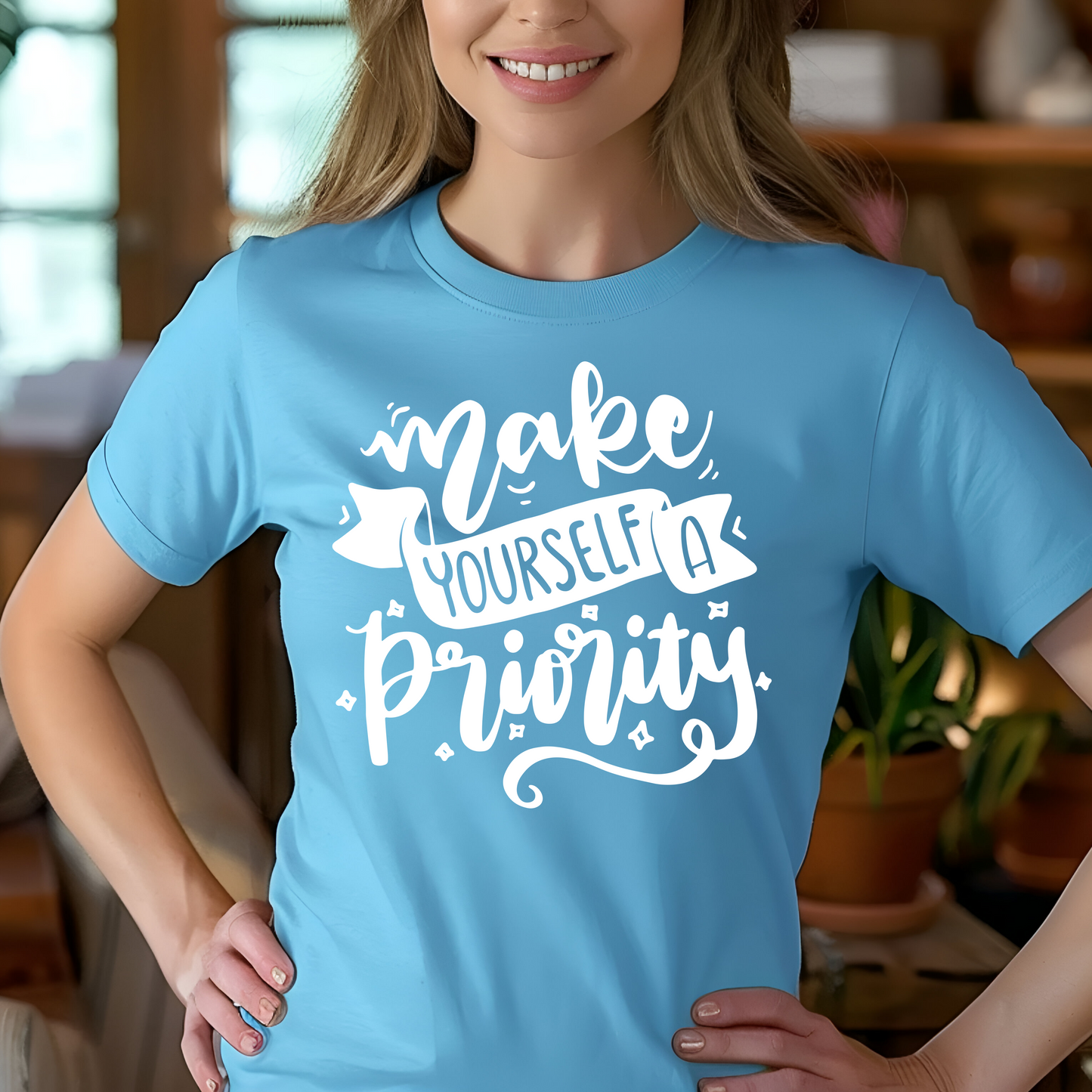 Make Yourself A Priority Shirt - Screenprint