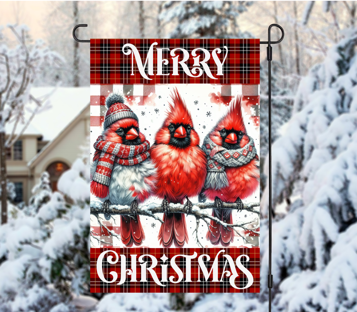 Christmas Garden Flags - Sublimation