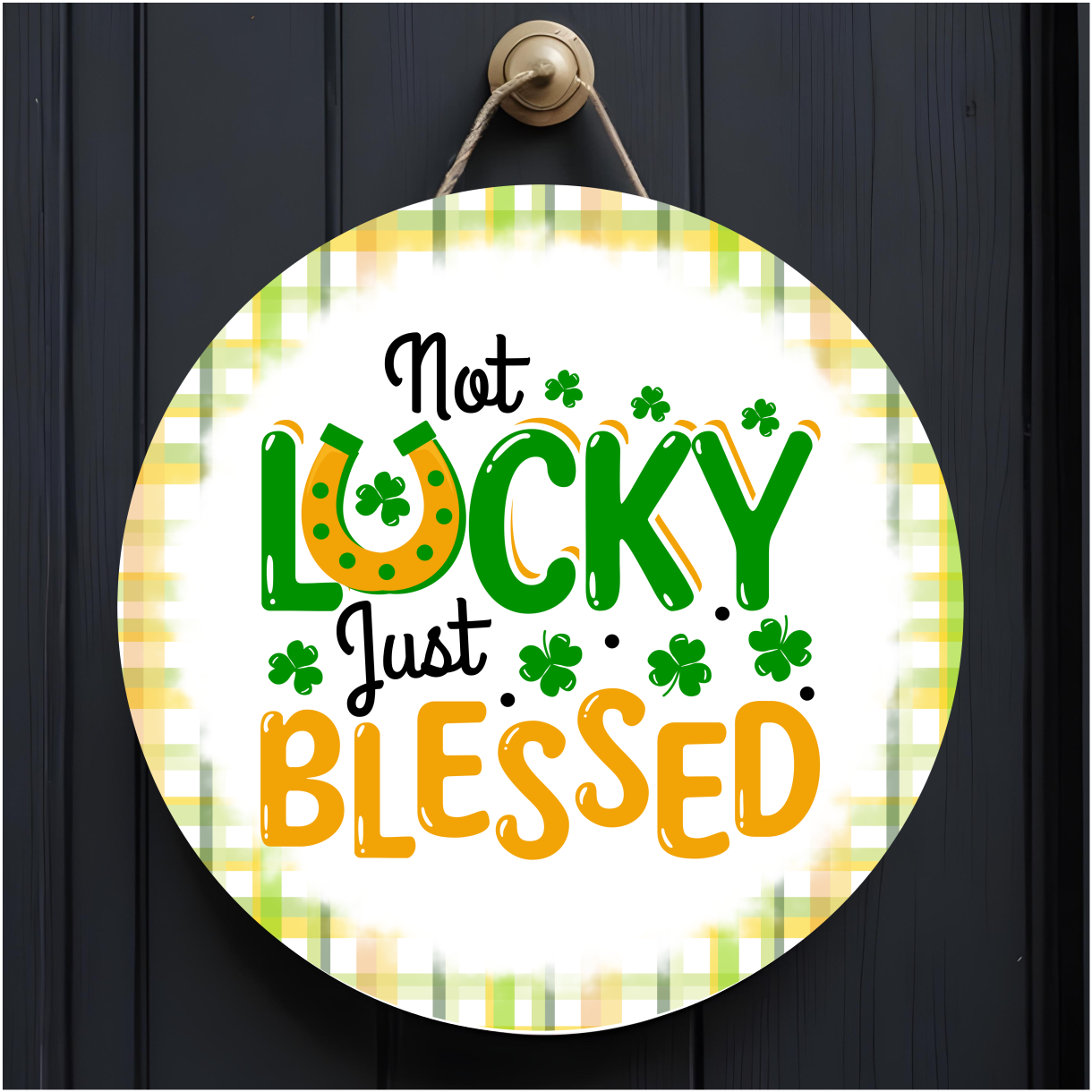 10" St Patrick's Day Door Hangers - Sublimated