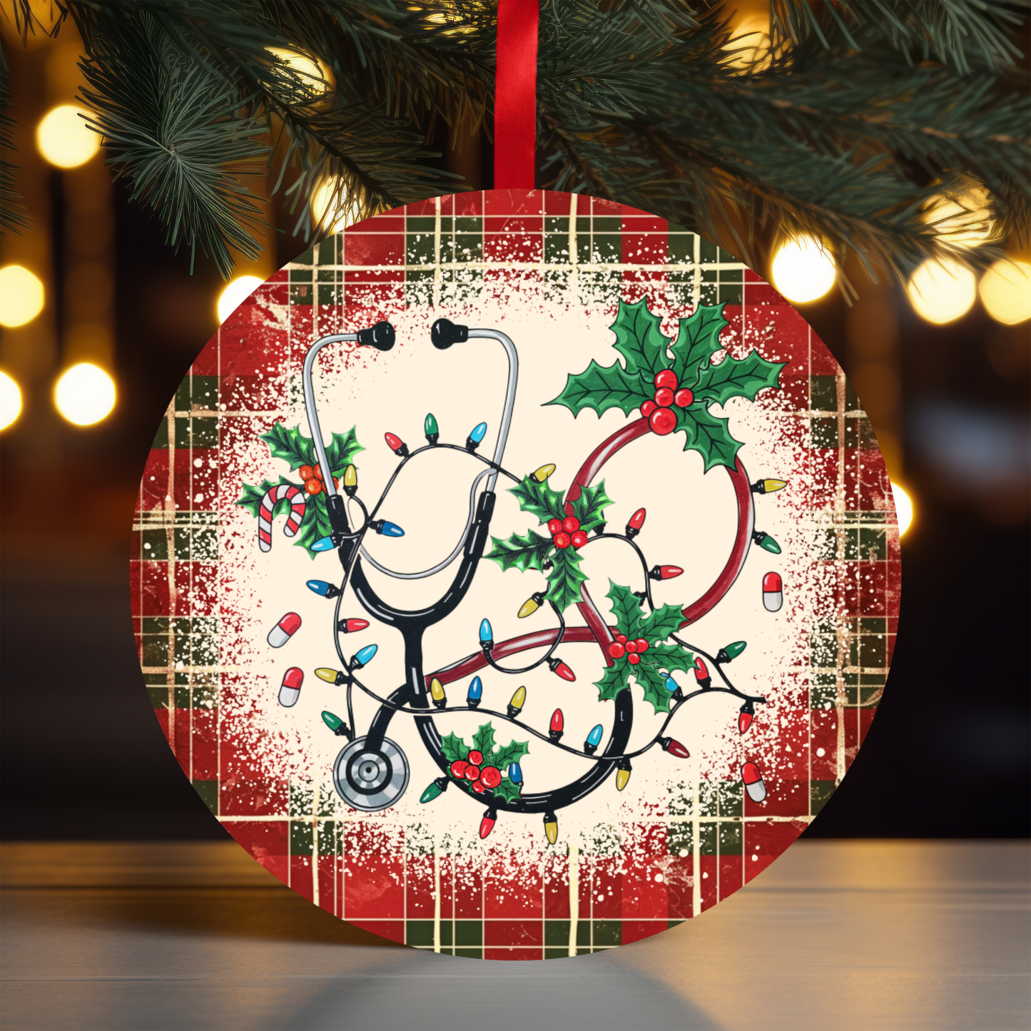 Nurse Christmas Ornament Set OR212 - Sublimation