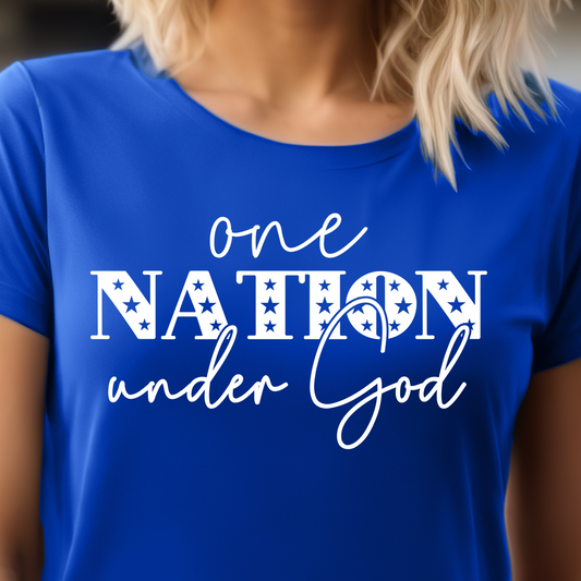 One Nation Under God Shirt - Screenprint