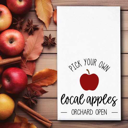 Orchard Local Apples Towel - Sublimation