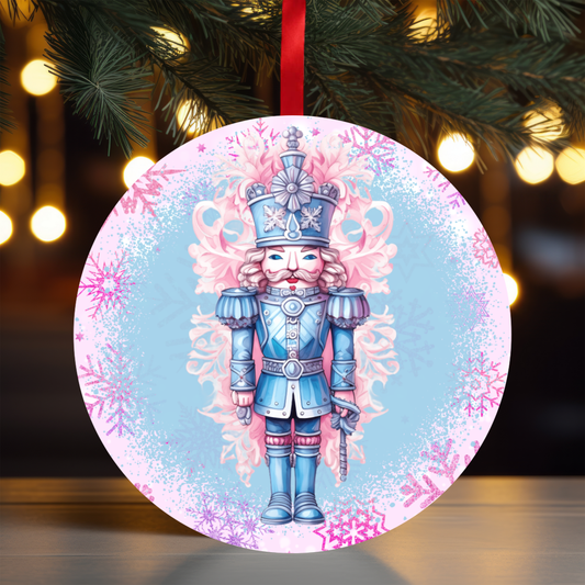 Pastel Nutcracker Ornament OR114 - Sublimation