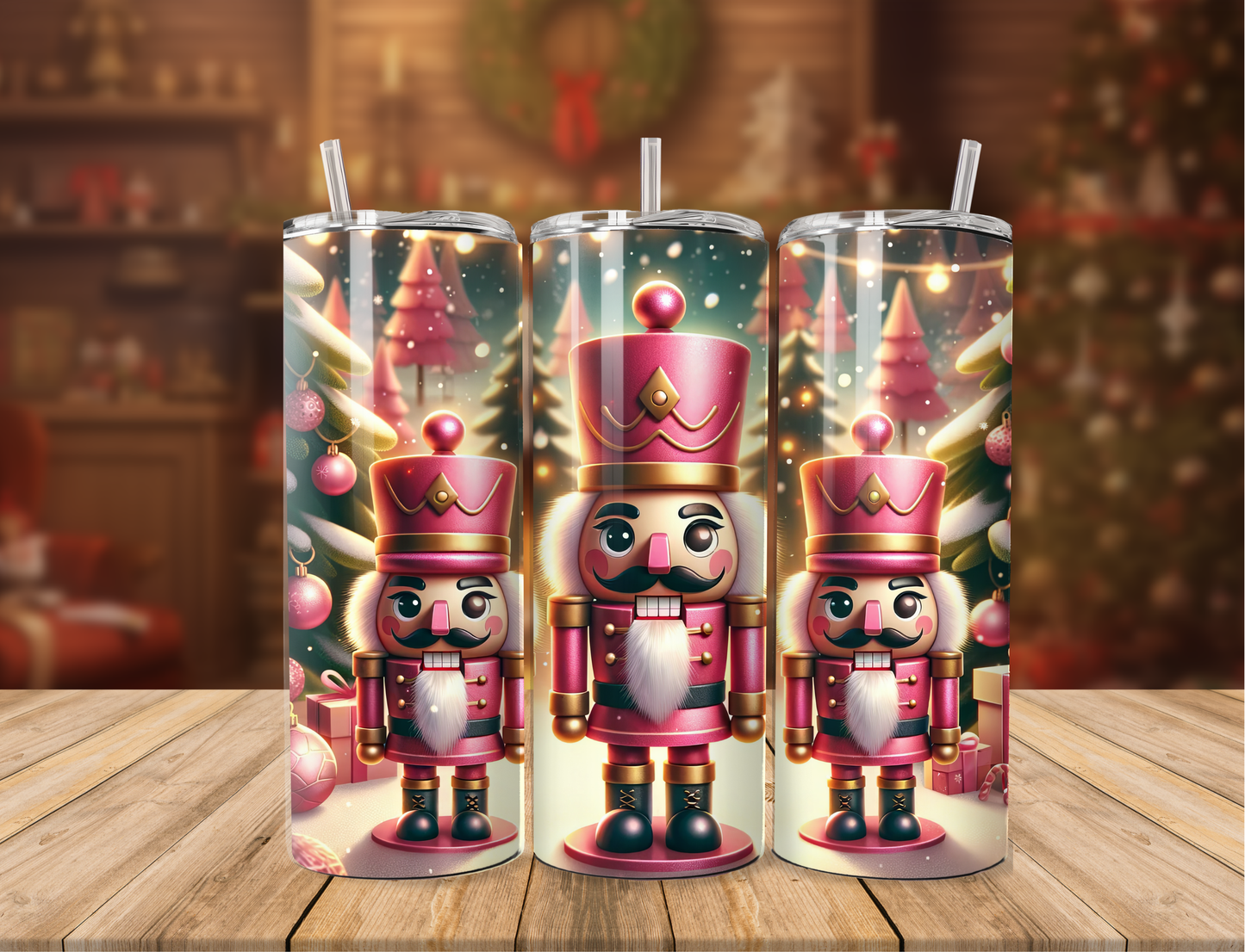 Pink Nutcrackers Tumbler