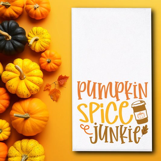 Pumpkin Spice Junkie Towel - Sublimation