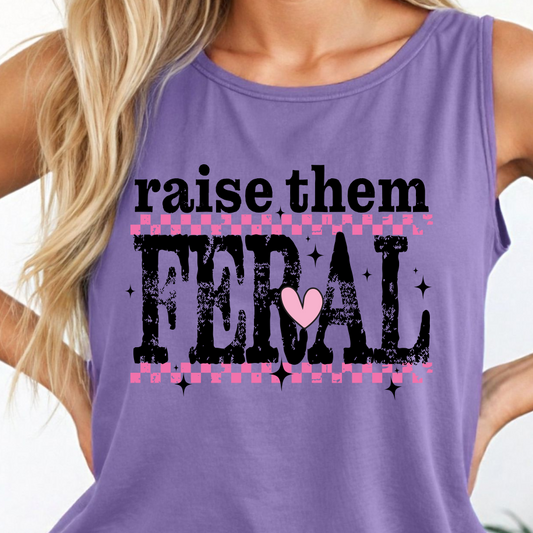 Raise Them Feral Shirt - Screenprinted SUM33