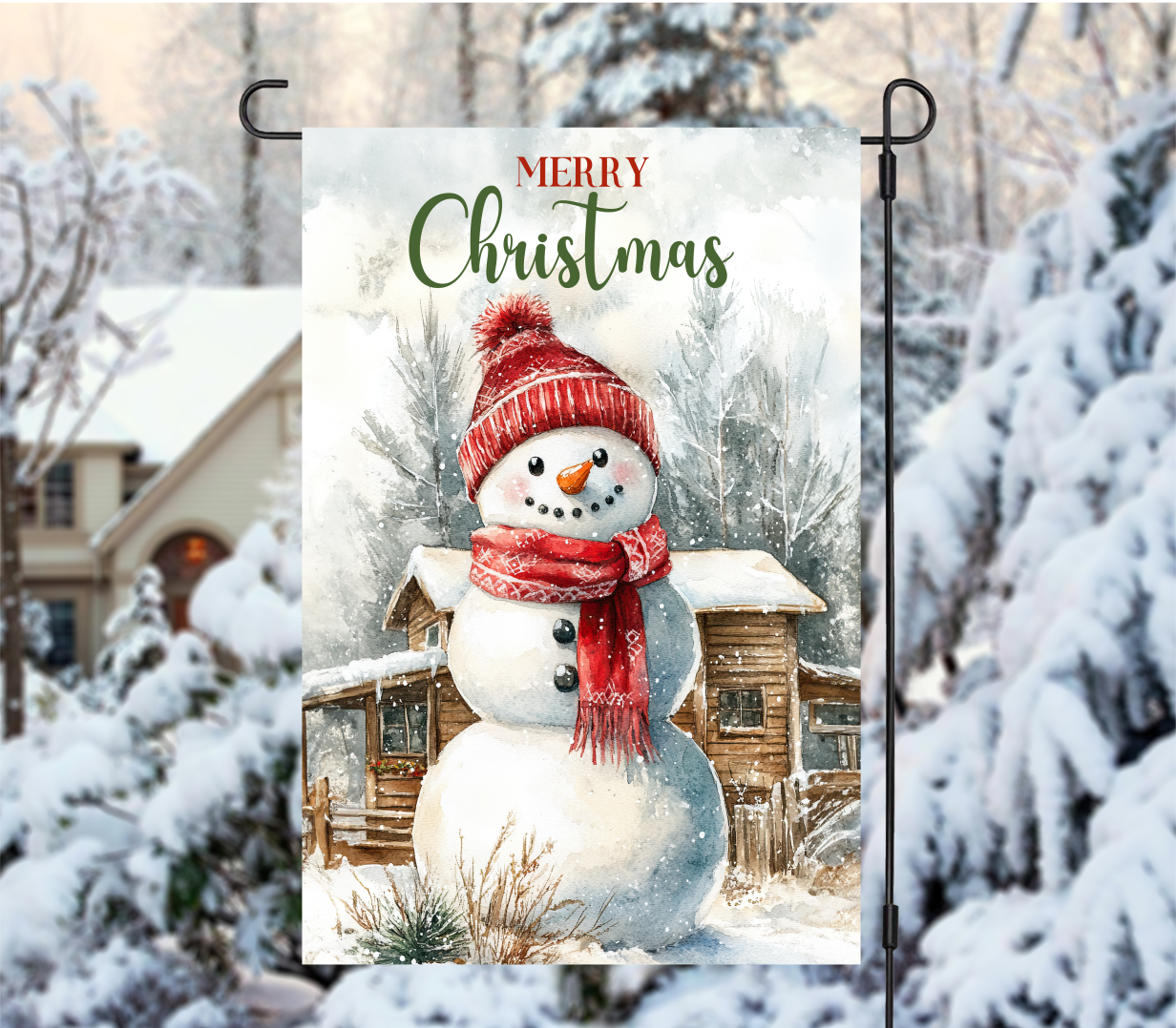 Christmas Garden Flags - Sublimation