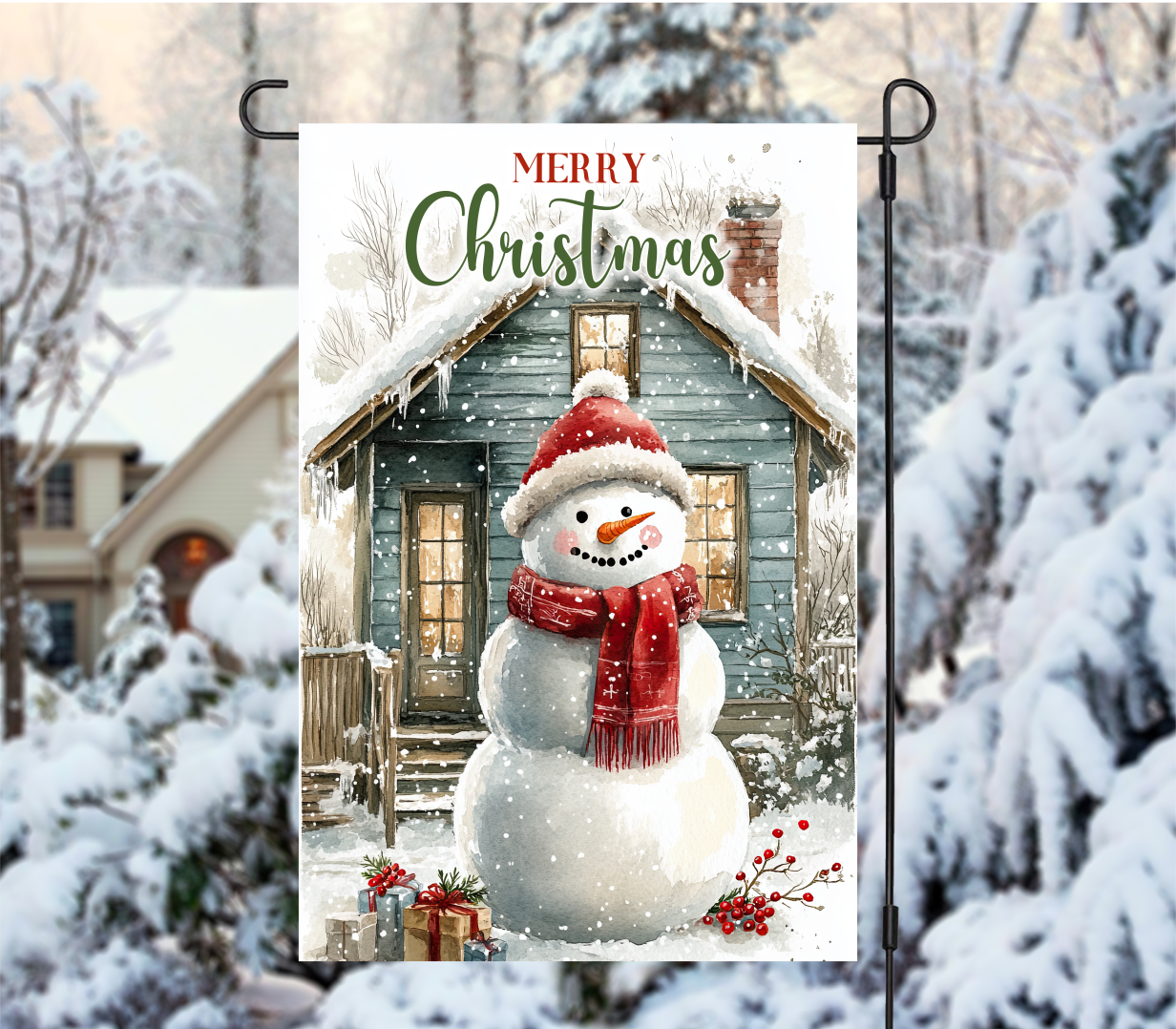 Christmas Garden Flags - Sublimation