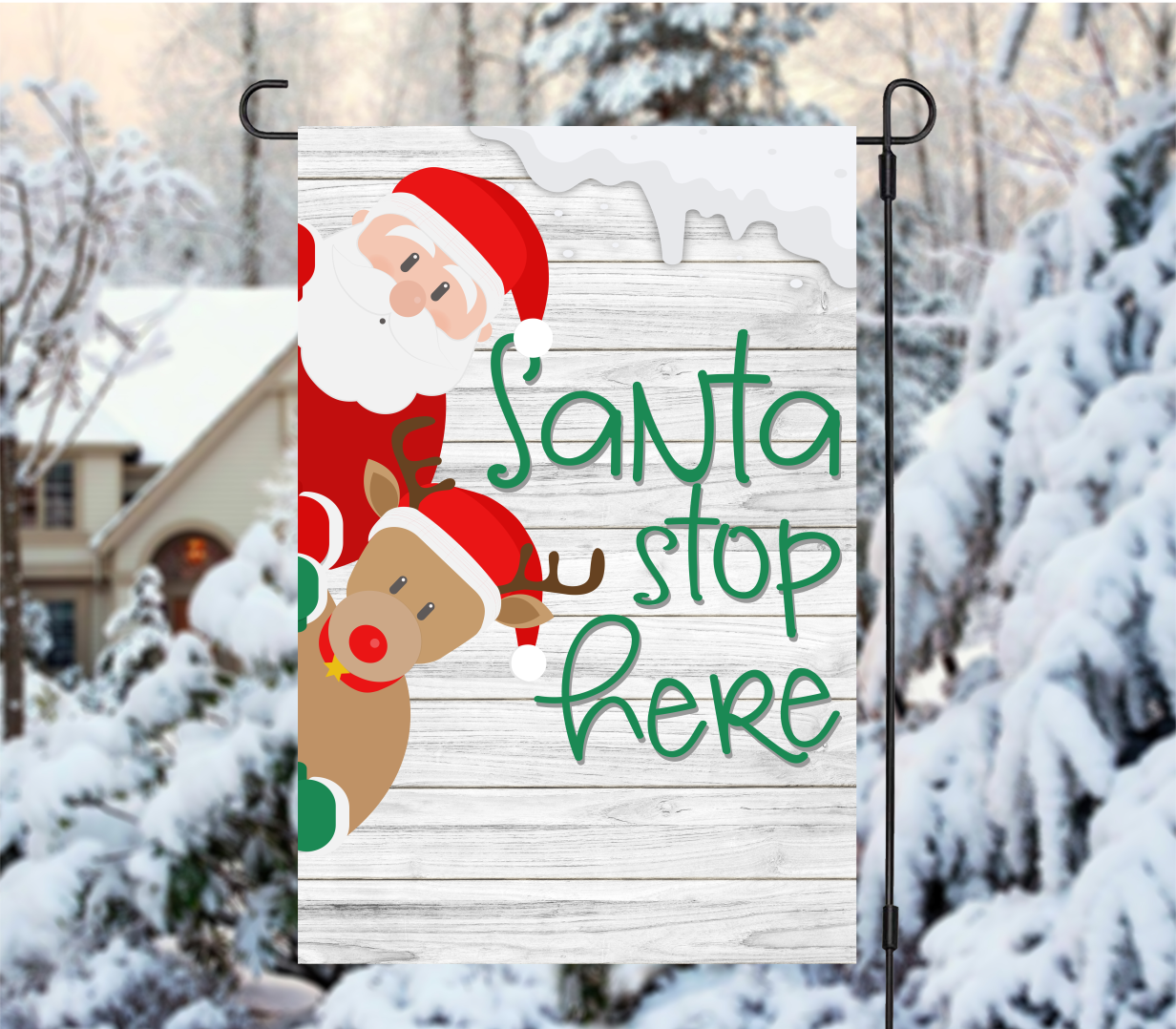 Christmas Garden Flags - Sublimation